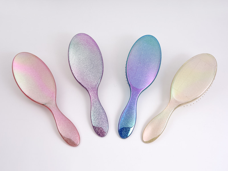 Brosse à cheveux démêlante pour cheveux mouillés, impression thermique