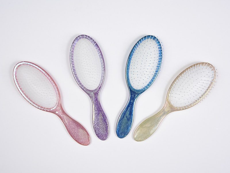 Brosse à cheveux démêlante pour cheveux mouillés, impression thermique
