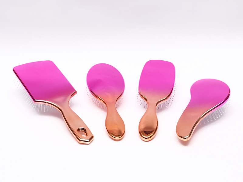 Brosse à cheveux démêlante à palette de couleurs dégradées
