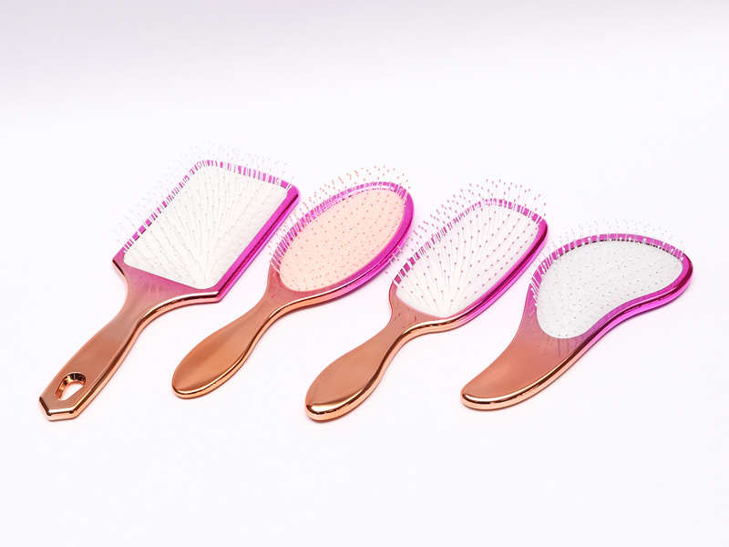 Brosse à cheveux démêlante à palette de couleurs dégradées