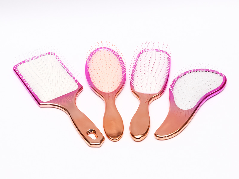 Brosse à cheveux démêlante à palette de couleurs dégradées