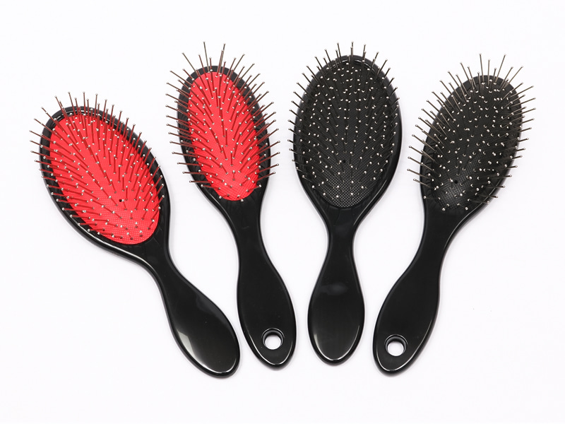 Brosse à cheveux de massage à tête de palette en plastique