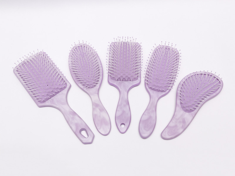 Brosse à cheveux démêlante à coussin d'air, impression fantaisie