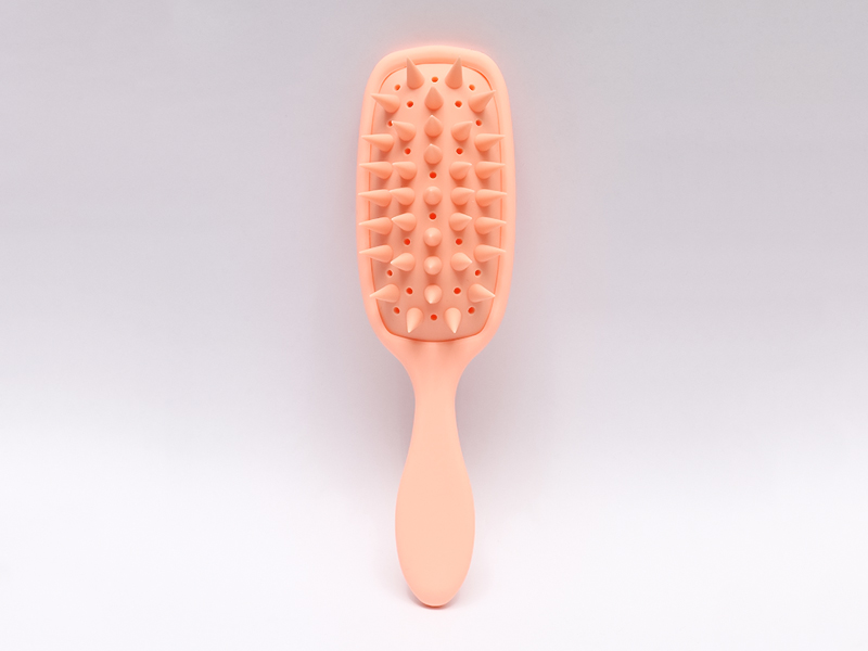 Brosse démêlante de massage de tête en silicone