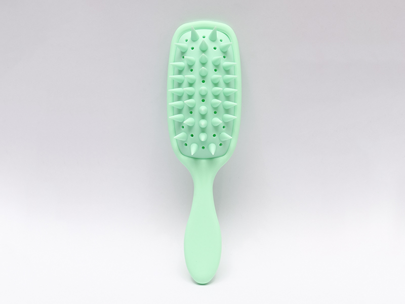 Brosse démêlante de massage de tête en silicone
