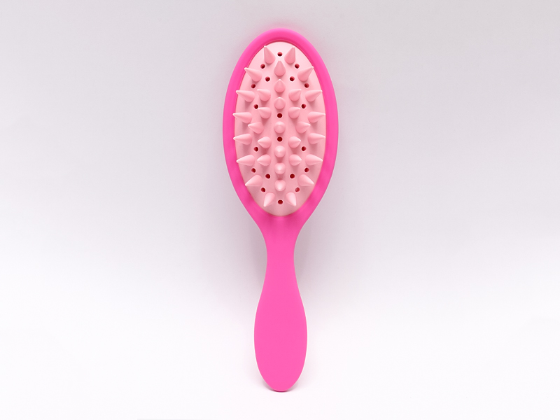 Brosse démêlante de massage de tête en silicone