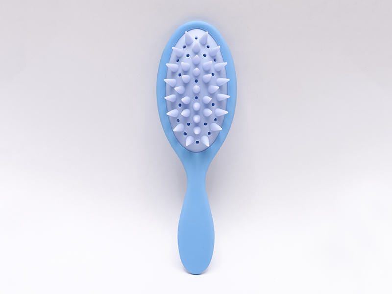 Brosse démêlante de massage de tête en silicone