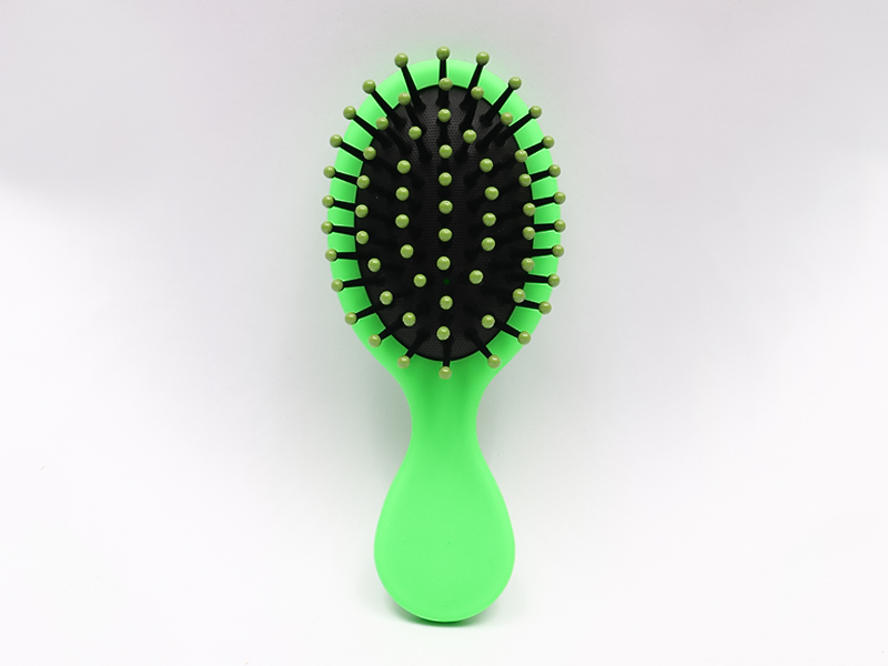 Mini perruque pour bébé, petite brosse à cheveux incurvée en bois