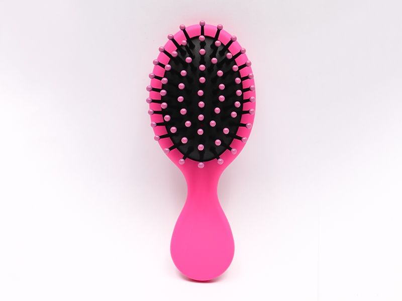 Mini perruque pour bébé, petite brosse à cheveux incurvée en bois