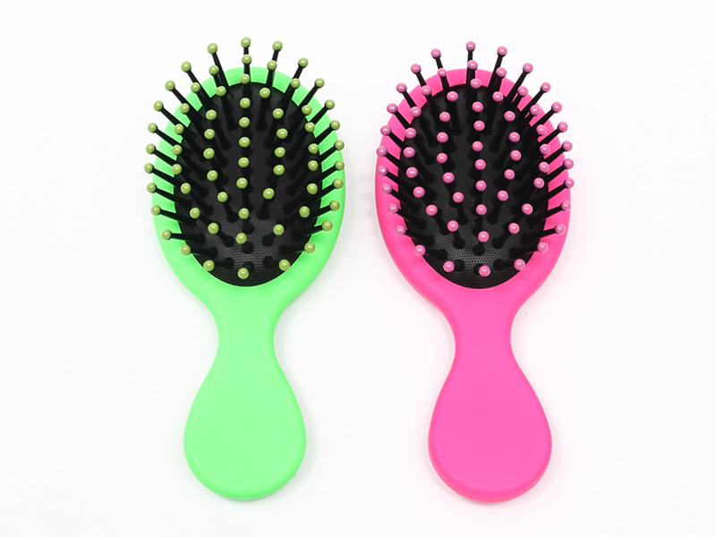 Mini perruque pour bébé, petite brosse à cheveux incurvée en bois