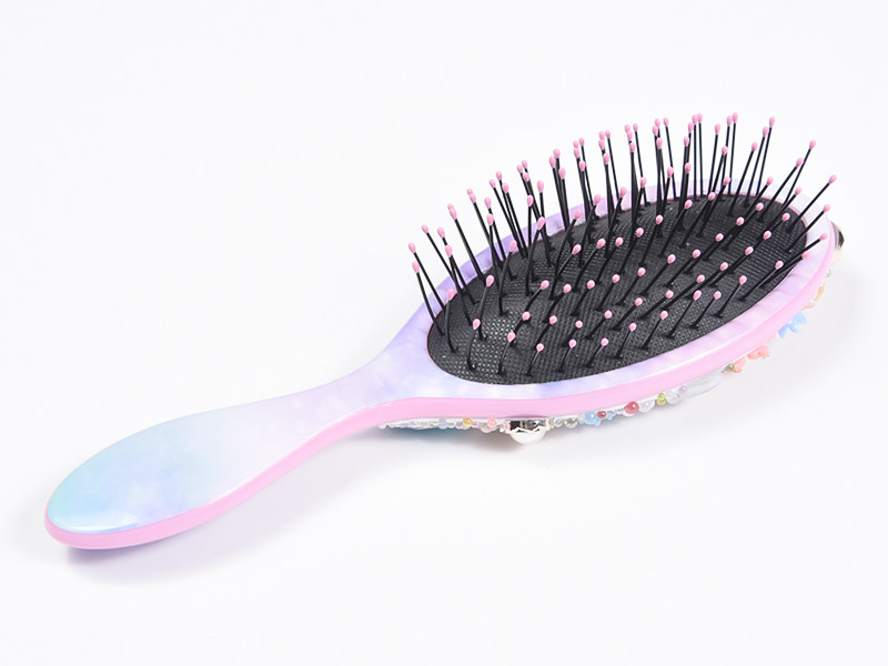 Brosse à cheveux démêlante ovale Jewelry Bling