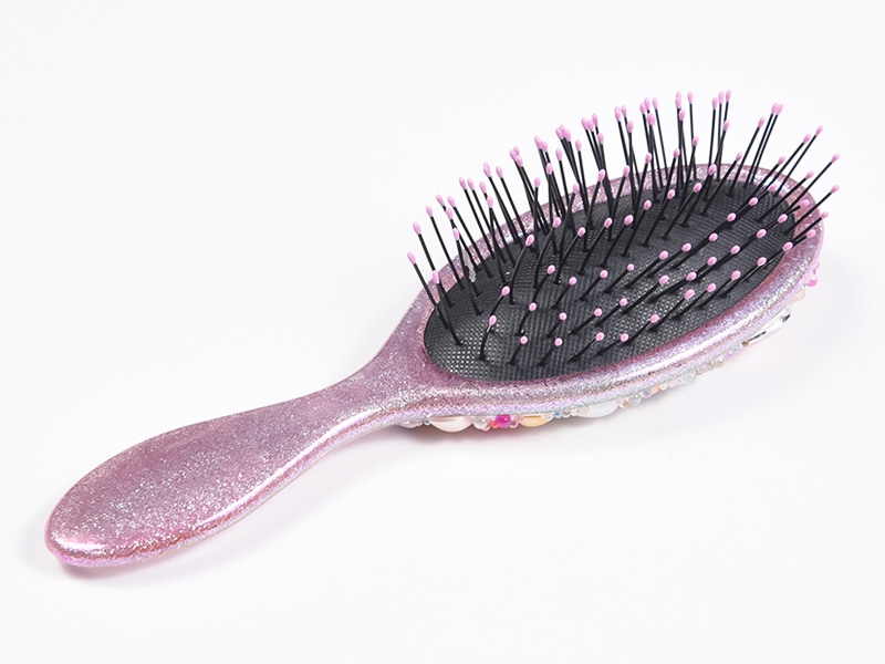 Brosse à cheveux démêlante ovale Jewelry Bling