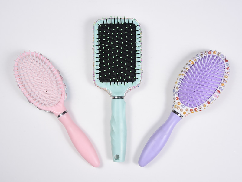 Brosse à cheveux démêlante ovale Jewelry Bling