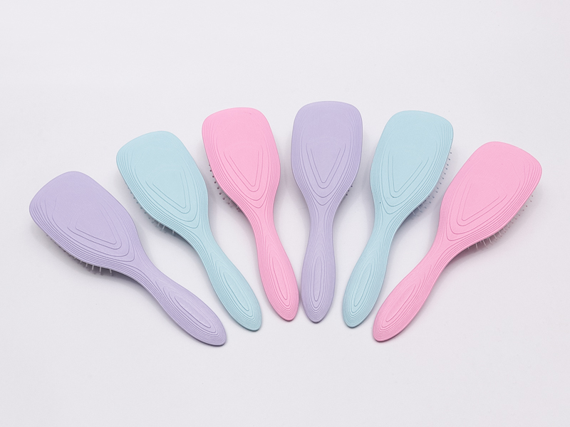 Brosse à cheveux démêlante en fibre de blé écologique
