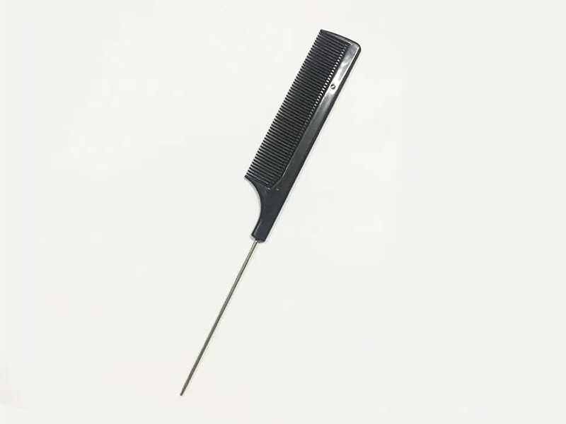 Peigne en plastique en acier inoxydable à queue de rat