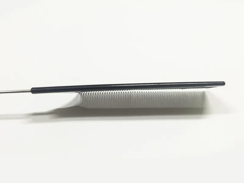 Peigne en plastique en acier inoxydable à queue de rat