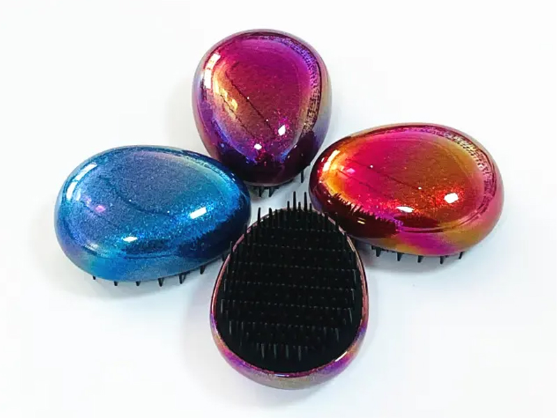 Mini brosse à cheveux démêlante en forme d'œuf pour enfants