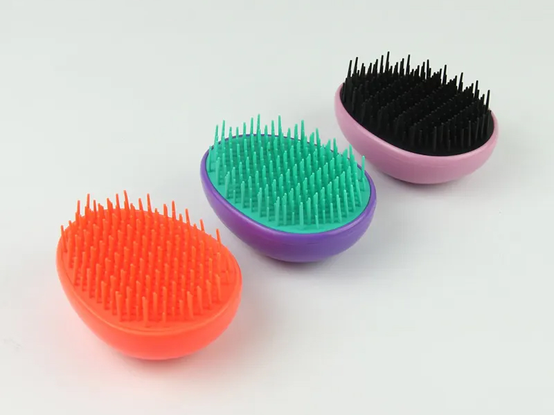 Mini brosse à cheveux pour enfants en forme d'œuf