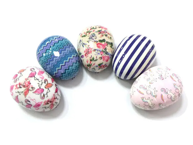 Petite brosse à cheveux transparente pour enfants, couleur lavande, œuf démêlant