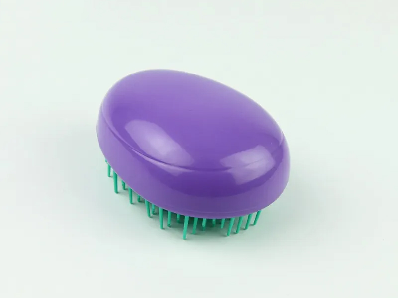 Mini brosse à cheveux pour enfants en forme d'œuf