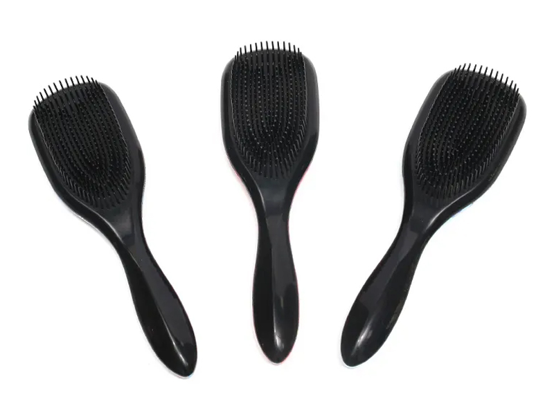 Brosse à cheveux démêlante bouclée en nylon coussin