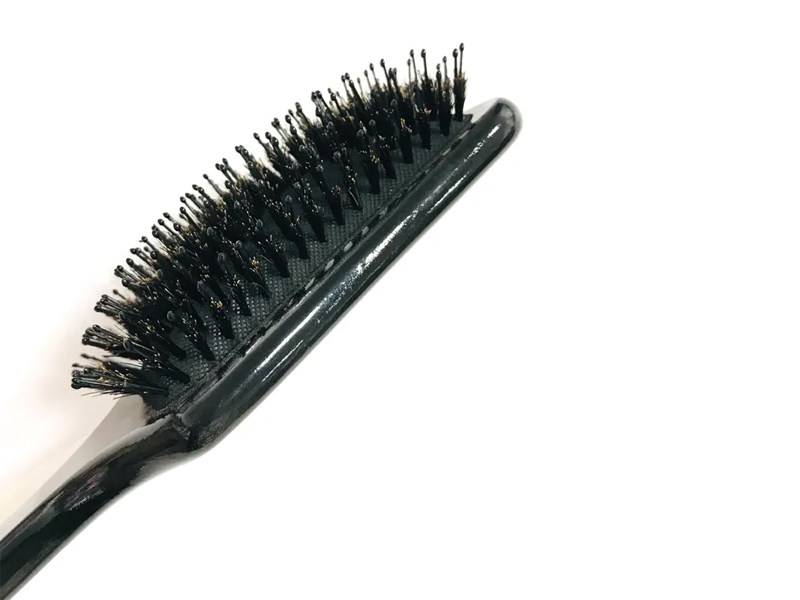 Brosse à cheveux en bambou démêlante de palette en bois de massage de poils de sanglier