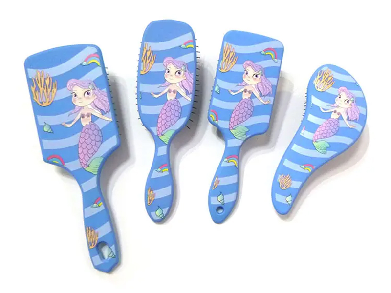 Brosse à cheveux démêlante avec impression