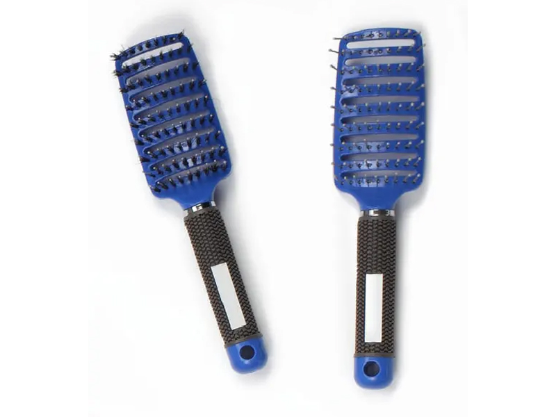 Brosse à cheveux en plastique pour massage du cuir chevelu