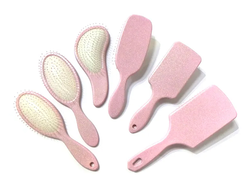 Brosse à cheveux démêlante rose
