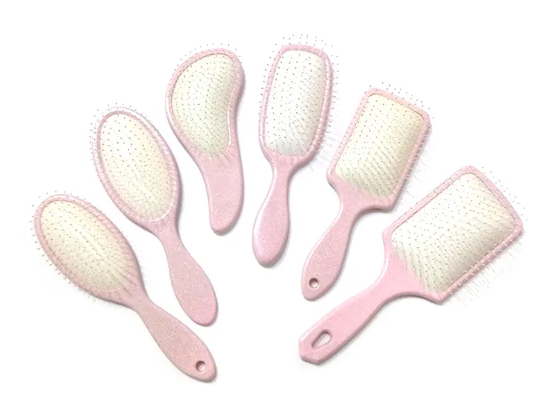 Brosse à cheveux démêlante rose