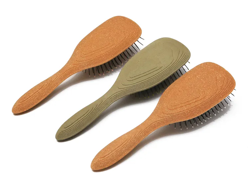 Brosse à cheveux ronde humide, masseur de soins pour femmes, coussin doux