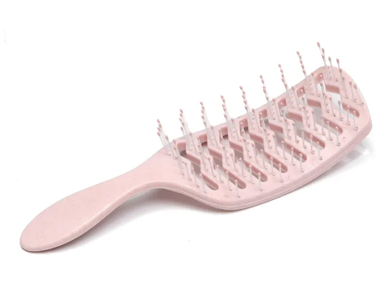 Brosse à cheveux démêlante incurvée Color Massage