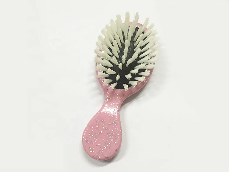 Mini brosse à cheveux colorée démêlante pour enfants