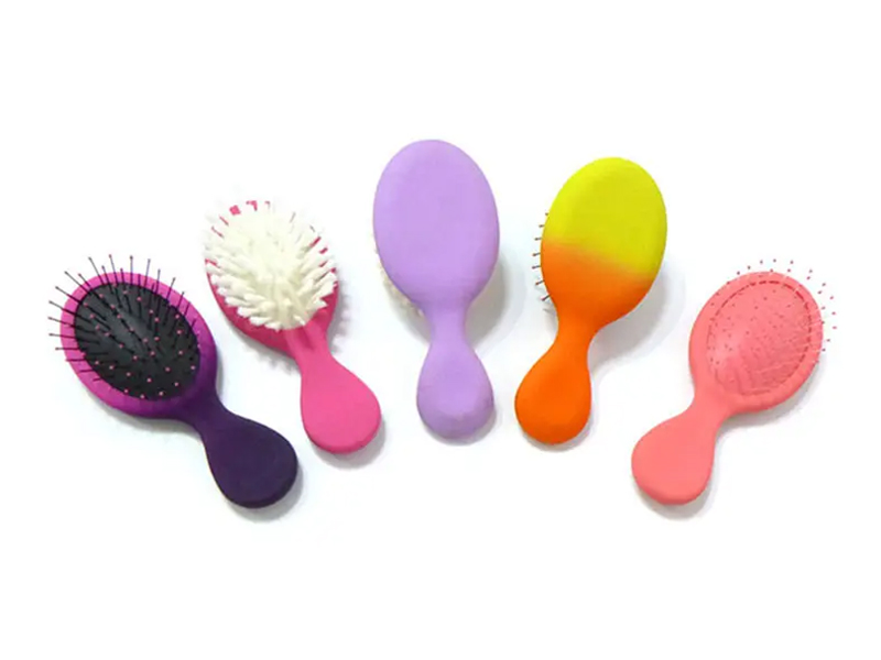 Brosse à Cheveux Afro Tangle Hair Brush Men avec revêtement en caoutchouc