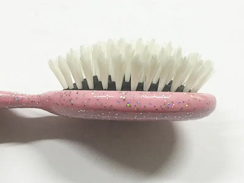 Mini brosse à cheveux colorée démêlante pour enfants