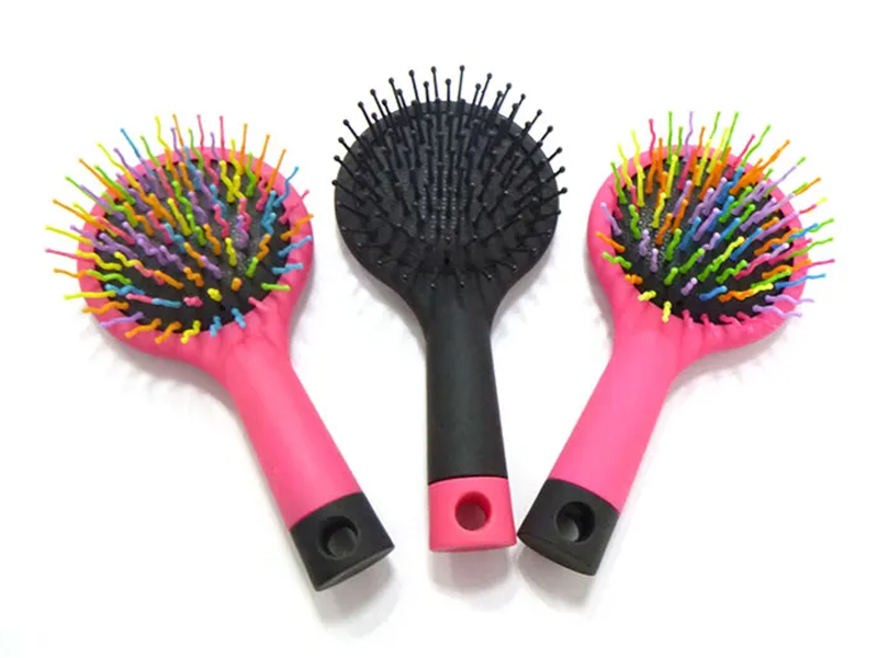 Mini brosses à cheveux mignonnes à grosse tête en poils à coussin d'air