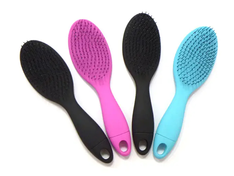 Brosse à cheveux démêlante antistatique humaine