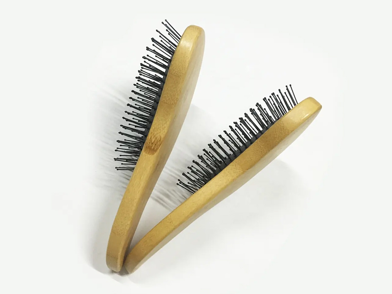 Brosse à cheveux coussin démêlant en bambou
