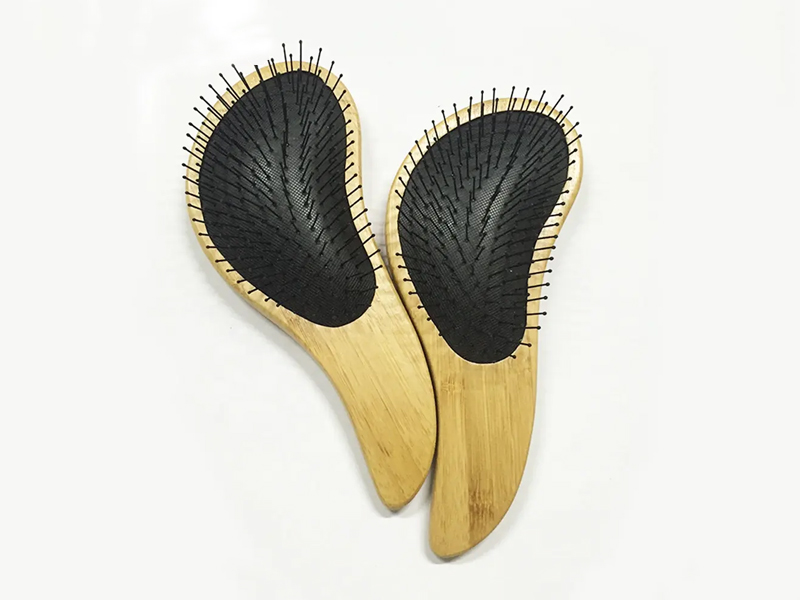 Brosse à cheveux coussin démêlant en bambou
