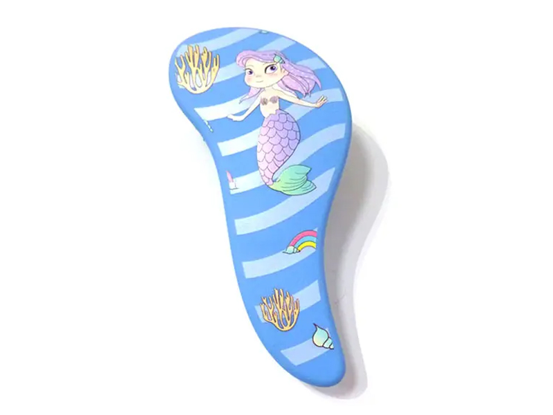 Brosse à cheveux démêlante avec impression