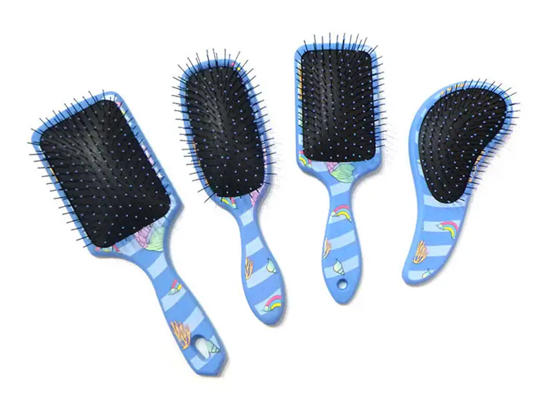 Brosse à cheveux démêlante avec impression