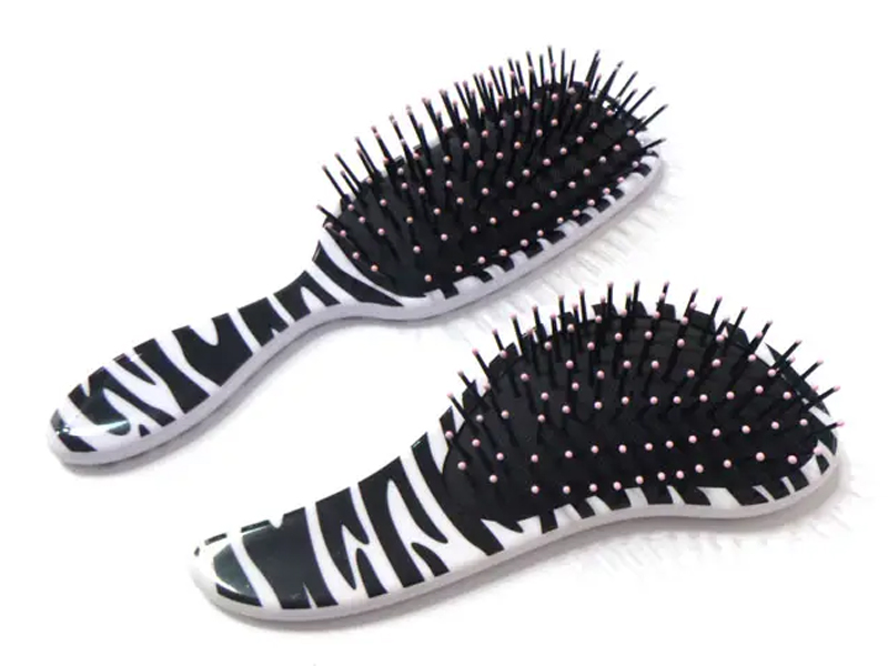 Brosse à cheveux en plastique Deman à palette démêlante