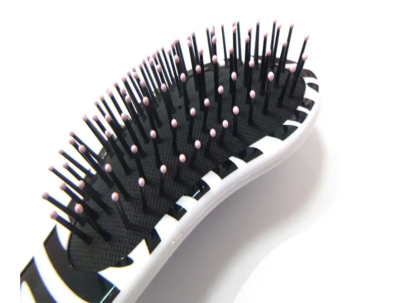 Peigne à shampoing pour cheveux, lisseur rond