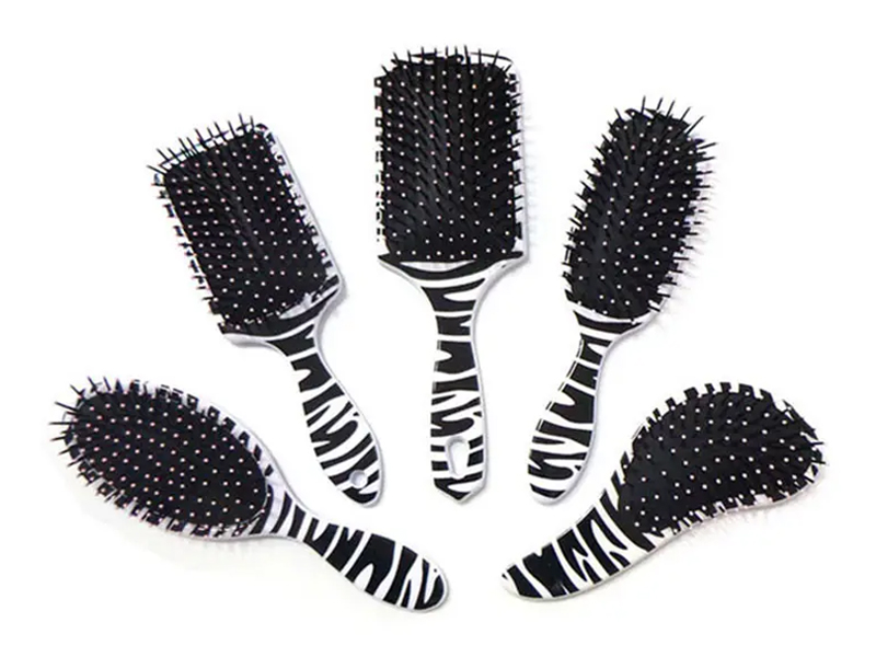 Brosse à cheveux en plastique Deman à palette démêlante