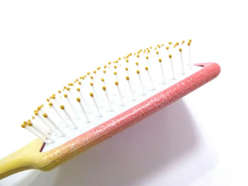 Brosse à cheveux à poils en plastique lisseur