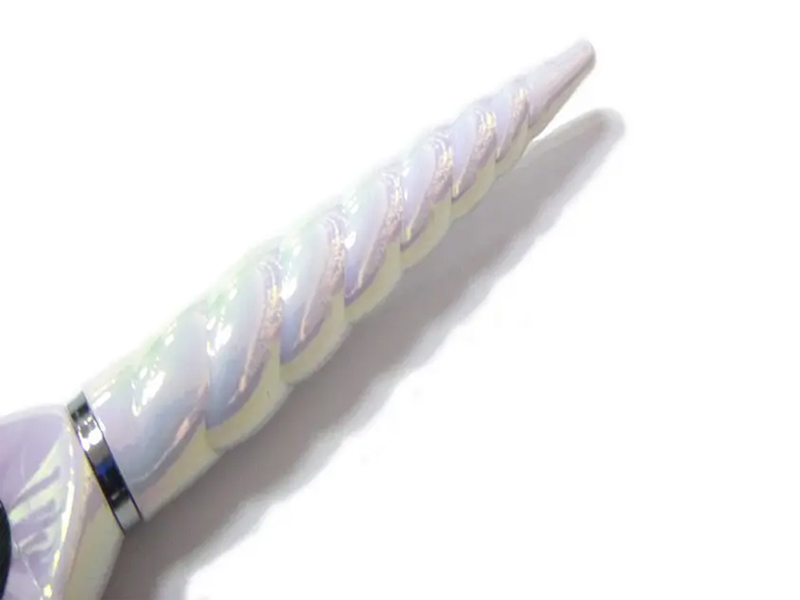 Brosse ondulée incurvée pour massage du cuir chevelu, shampooing 360