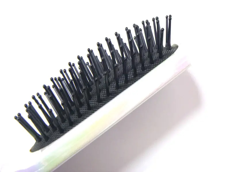 Brosse ondulée incurvée pour massage du cuir chevelu, shampooing 360