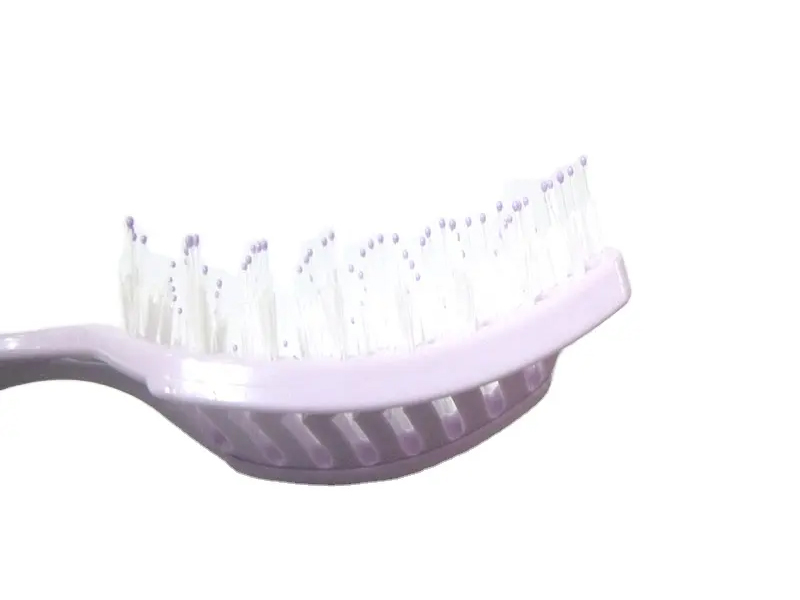Brosse à cheveux à palette ventilée naturelle en plastique