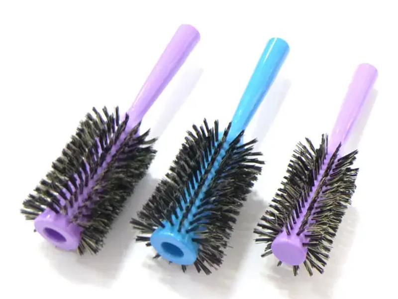 Brosse à cheveux Lg avec poignée en plastique pour sèche-linge