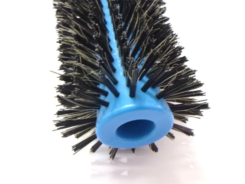 Brosse à cheveux Lg avec poignée en plastique pour sèche-linge